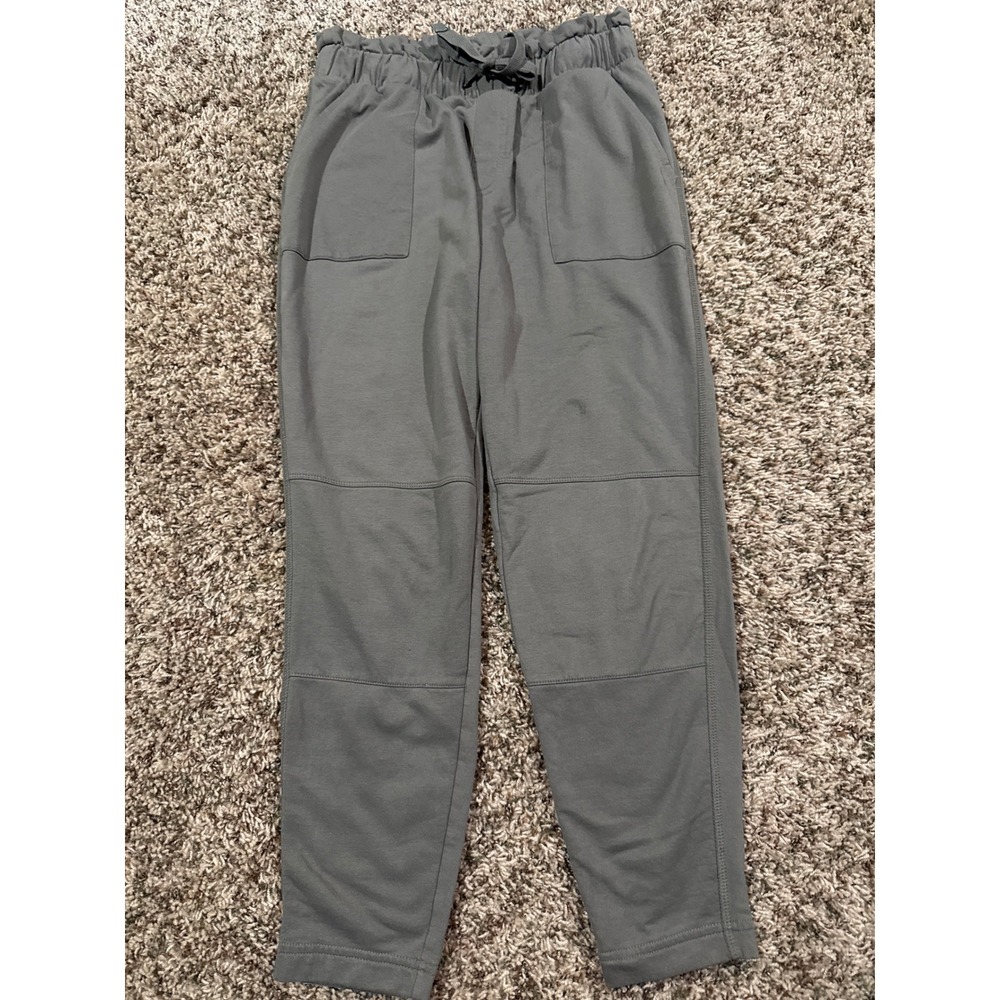 Threads 4 Thought Women Small Green Organic Cotton Paperbag Joggers Boho Hipster